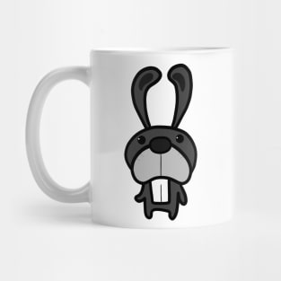 Grey rabbit is happy Mug